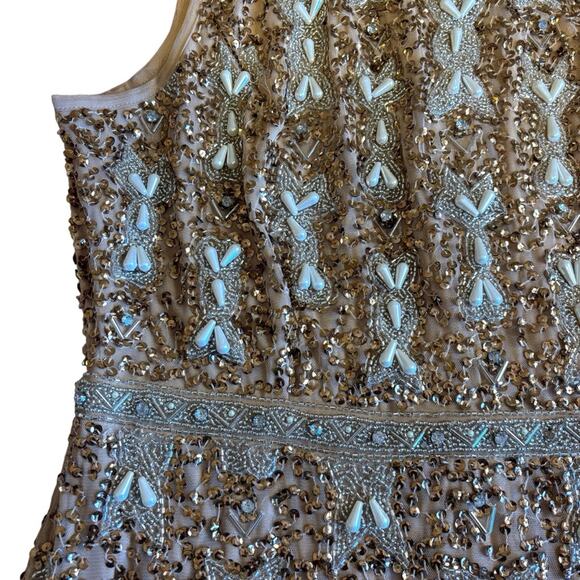 Mac Duggal Embellished Sheath Dress Glam Gala Holiday Party Bridal NWT 12 - Picture 10 of 16